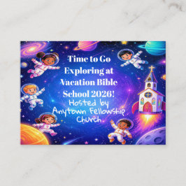 Invitación a la Escuela Bíblica de Vacaciones Expl