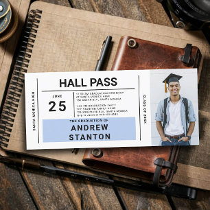 Invitación a la escuela secundaria de Hall Pass Gr