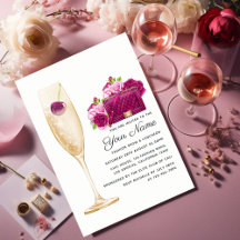 Invitación a la exposición de moda Glam