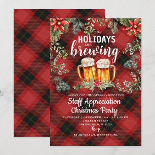 Invitación a la fábrica de cerveza navidades Fiest