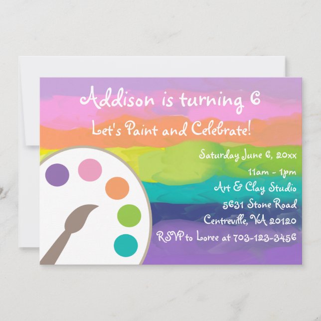 Invitación a la fiesta artística (Anverso)