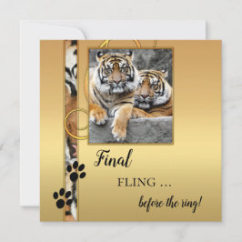 Invitación a la fiesta artística del tigre de oro