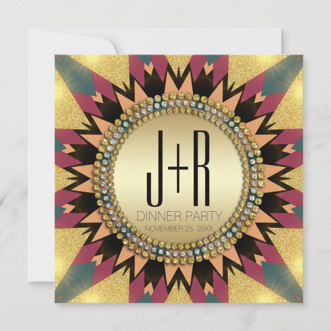 Invitación a la Fiesta Brillo Sol de la Tribu Tier (Anverso)