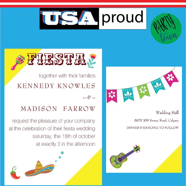 Invitación a la Fiesta Colorida Mexicana (Subido por el creador)