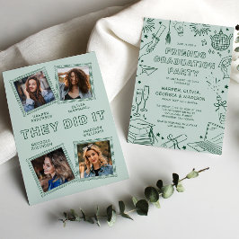 Invitación a la Fiesta Conjunta de Graduación para