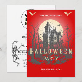 Invitación a la fiesta corporativa de Halloween |