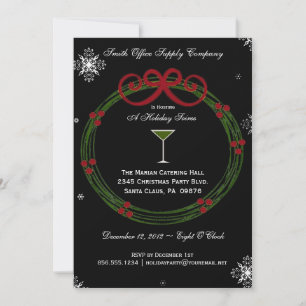Invitación a la fiesta corporativa de la corona de