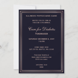 Invitación a la fiesta corporativa de Navy Classy