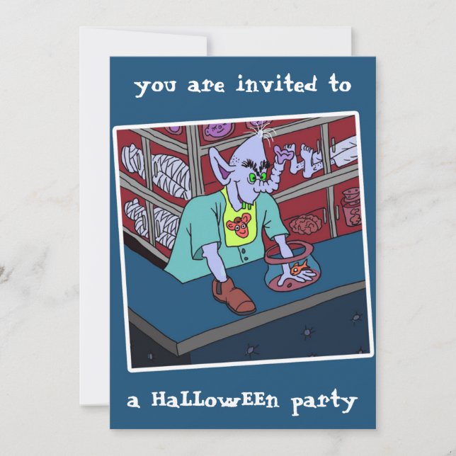 Invitación a la fiesta de 2024 HaLetn de dalDesign (Anverso)