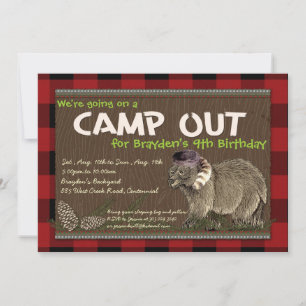 Invitación a la fiesta de acampada
