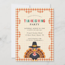 Invitación a la Fiesta de Acción de Gracias
