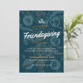 Invitación a la fiesta de Acción de Gracias de Fri