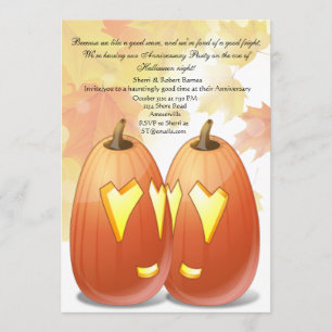 Invitación a la fiesta de amor de Halloween