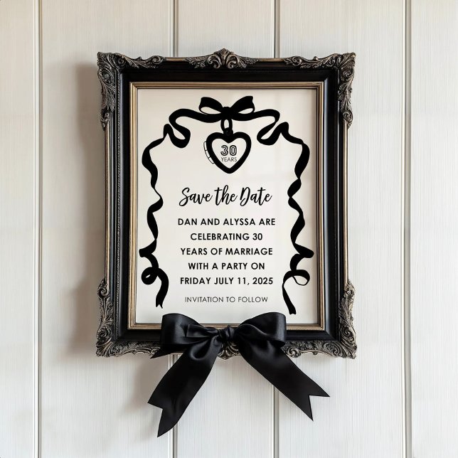 Invitación a la fiesta de aniversario de Black Bow (Subido por el creador)