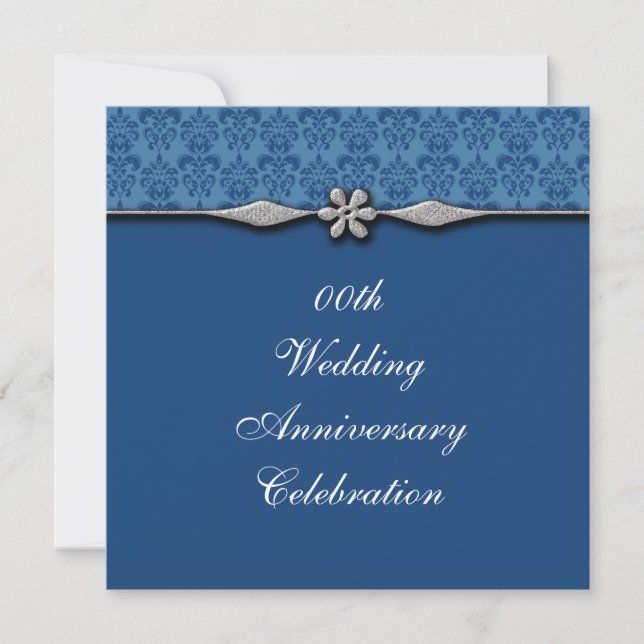 Invitación a la fiesta de aniversario de bodas (Anverso)