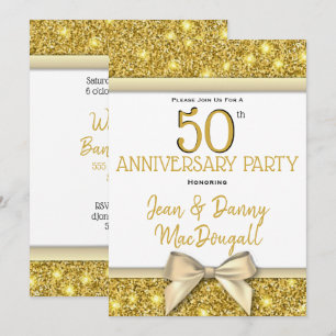 Invitación a la fiesta de aniversario de bodas núm