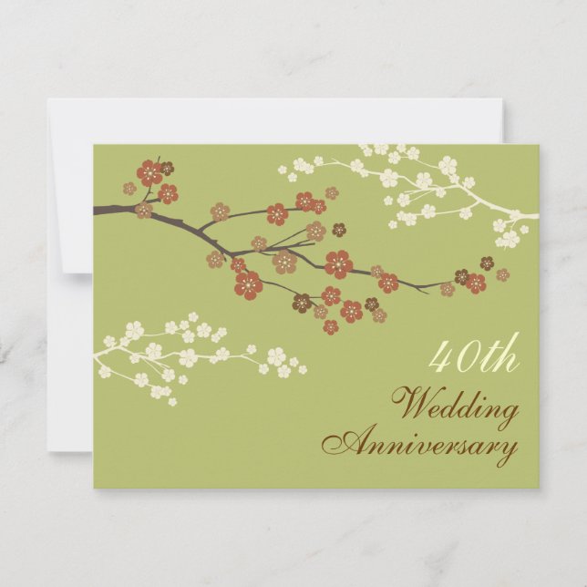 Invitación a la Fiesta de Aniversario de la Flor d (Anverso)