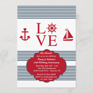 Invitación a la Fiesta de Aniversario de Love Sail