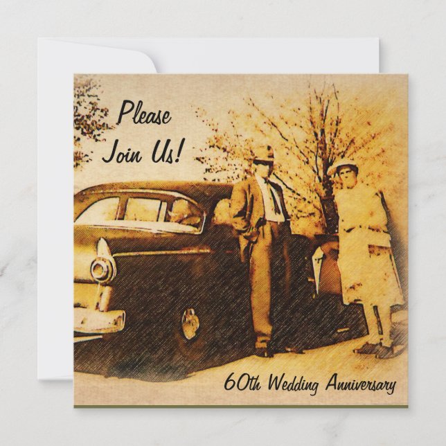 Invitación a la fiesta de aniversario de un hito (Anverso)