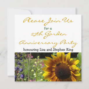 Invitación a la fiesta de aniversario del jardín n