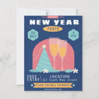 Invitación a la Fiesta de Año Nuevo