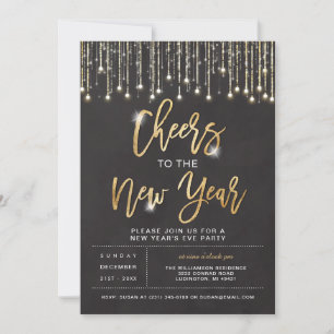Invitación a la fiesta de Año Nuevo