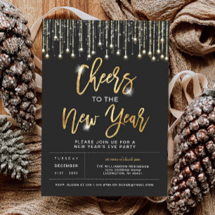 Invitación a la fiesta de Año Nuevo
