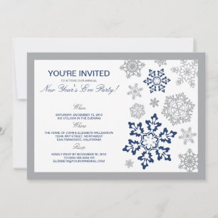 Invitación a la fiesta de Año Nuevo de la Nieve de