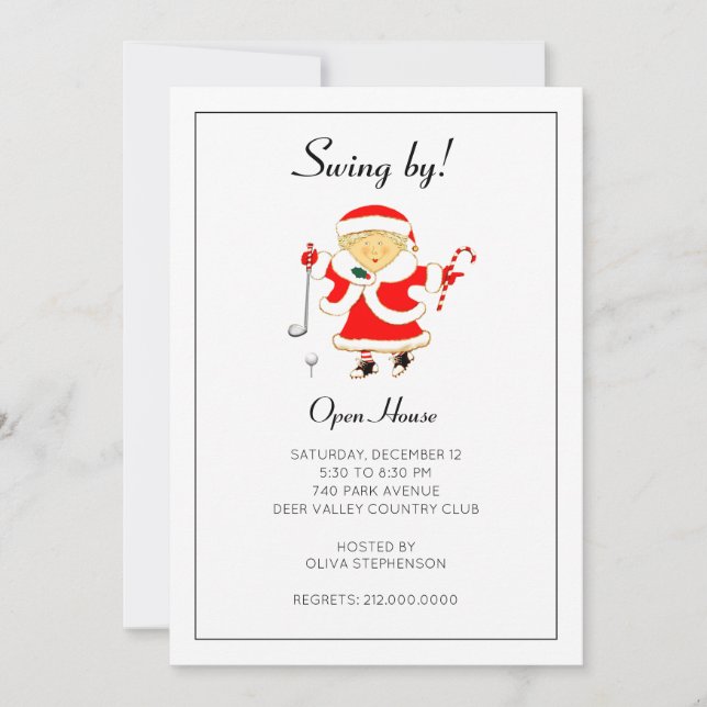Invitación a la Fiesta de Apertura de Vacaciones (Anverso)