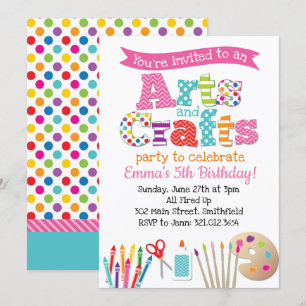 Invitación a la fiesta de artes y artesanías