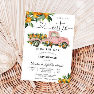 Invitación a la Fiesta de Baby Shower de Camioncit