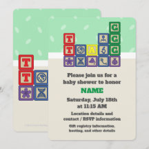 Invitación a la fiesta de baby shower de Future Bi