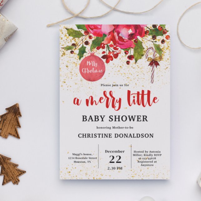 Invitación a la fiesta de Baby Shower de invierno  (Subido por el creador)