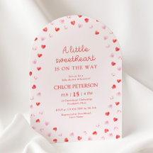 Invitación a la fiesta de baby shower de Little Sw