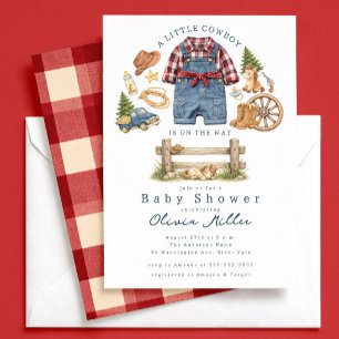 Invitación a la Fiesta de Baby Shower del Pequeño 