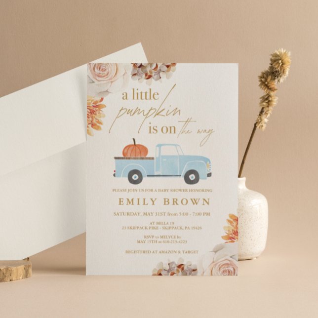 Invitación a la Fiesta de Baby Shower del pequeño  (Subido por el creador)