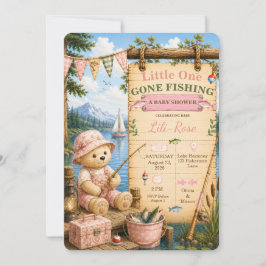 Invitación a la fiesta de baby shower 'Pequeño pes