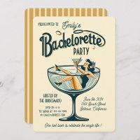 Invitación a la fiesta de Bach Vintage Bachelorett