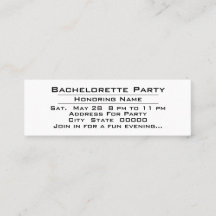 Invitación a la fiesta de Bachelor de la Bachelett