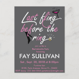 Invitación a la fiesta de Bachelorette