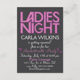 Invitación a la fiesta de Bachelorette