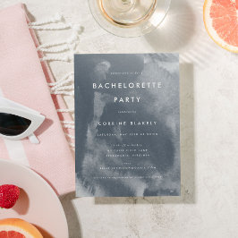 Invitación a la fiesta de Bachelorette Blue Boho W
