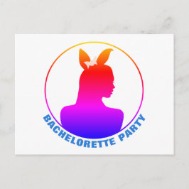 Invitación a la fiesta de Bachelorette Chica Bunny