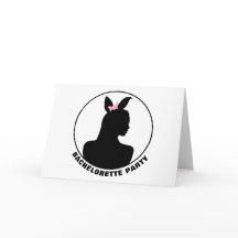 Invitación a la fiesta de Bachelorette Chica de co