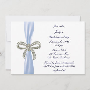 Invitación a la fiesta de Bachelorette de Blue Dia