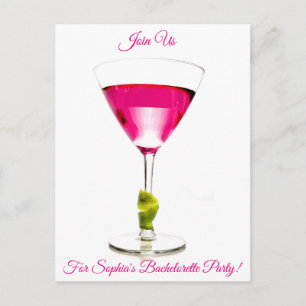 Invitación a la fiesta de Bachelorette de cóctel