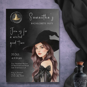 Invitación a la Fiesta de Bachelorette de Hallowee