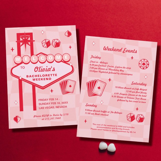 Invitación a la fiesta de Bachelorette de Las Vega (Subido por el creador)