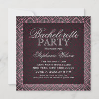 Invitación a la fiesta de Bachelorette de Mod Swir