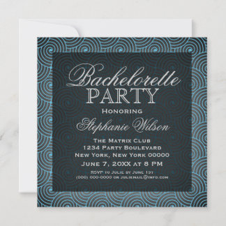Invitación a la fiesta de Bachelorette de Mod Swir